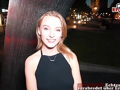 Shy 18yo Ukrainian teen dating in german street and picked up