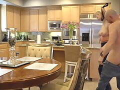 busty teen gets hard rough style
