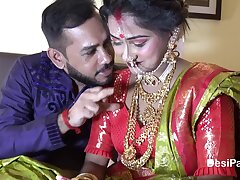 Newly Married Indian Girl Sudipa Hardcore Honeymoon First night sex and creampie - Hindi Audio