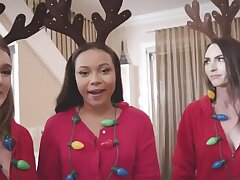 naughty teens fucked by santa during quarantine holiday